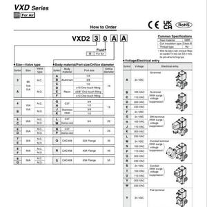 Válvula Solenoide de <span class=keywords><strong>2</strong></span> Puertos de Accionamiento por Piloto Original SMC VXD230BA VXD230CA VXD232BA VXD232CZ1B VXD232FZ1G para Aire - Product Image 6