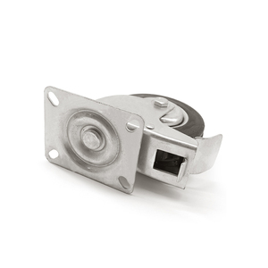 Stärke Fabrik MSR 70*50 von Platte AD 50mm Flansch montage Rollen mit Brems rad Nachlauf Werkbank Rad für Möbel #7194 - Product Image 2