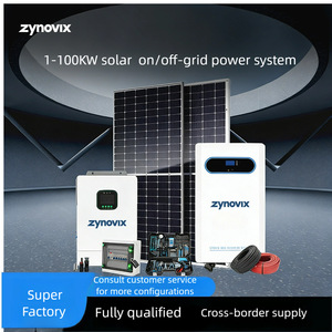 เครื่องกำเนิดไฟฟ้าพลังงานแสงอาทิตย์สำหรับบ้าน Zynovix 220/380V ระบบอินเวอร์เตอร์ไฮบริด PV แบบโมโนคริสตัลไลน์ซิลิคอน พร้อมตัวควบคุม MPPT - Product Image 4