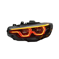Pieza de Repuesto para Automóvil BMW Serie 4 F32 M4 F82 F80 2013-2017 V3, Faro Delantero de Diseño Nuevo con Luces Diurnas Tricolor Amarillo, Blanco y Rojo
