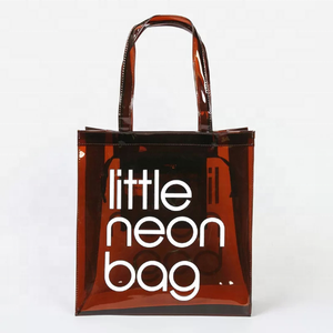 Large Clear Tote Bag Fashion PVC Shoulder Handbag for Women