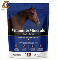 Vitamines et Minéraux pour Chevaux – Complément Quotidien Énergisant et Vitalité – Soutien du Système Immunitaire – Granulés à Mâcher Sains – OEM ODM