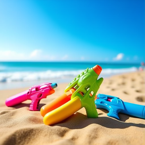Pistola ad acqua 29 cm colori assortiti Giocattolo da spiaggia - Product Image 3