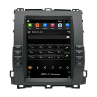 Écran vertical Style Tesla Autoradio Android Lecteur DVD 2Din Autoradio pour Toyota Prado LC100 LC120 Lexus GX470 2002-2009