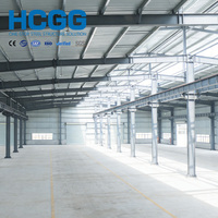 Almacén de Estructura de Acero de Diseño Moderno, Estructura de Acero Q355, Construcción de Fábrica, Ecológico, Reciclable, Vida Útil de Más de 60 Años