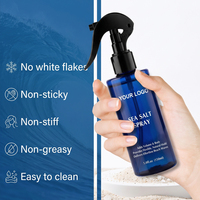 Spray capillaire texturisant et volumisant au sel marin bio pour hommes, marque privée, pour des ondulations fortes, hydratation intense et brillance naturelle