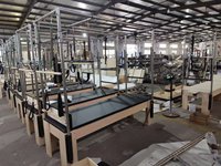 Máquina de Ejercicio Pilates Power Gym Pro Core con Certificación CE, Reformer de Pilates Clásico Comercial de Madera de Arce al por Mayor