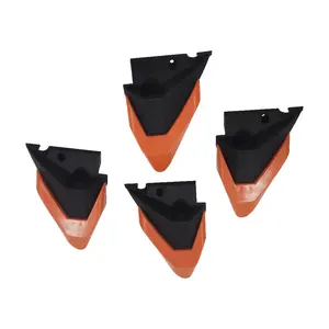 叶片GT电动滑板车叶片GT Plus原装踏板灯罩甲板灯罩橙色和黑色塑料外壳零件