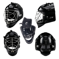 Casque de gardien de but VMAXET pour hockey sur glace et floorball, cage en ABS réglable, protection de sécurité, 12 aérations, unisexe, logo personnalisé pris en charge