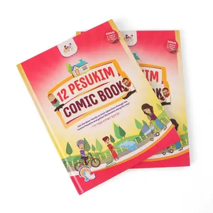 Harga pabrik kustom penuh warna cetak buku anak-anak papan buku cetak matt dilaminasi buku anak-anak