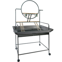 Cage d'élevage d'oiseaux confortable avec attrape-graines, volière en fer écologique, maison pour animaux à motif animal, plateau en plastique 80x58x170cm