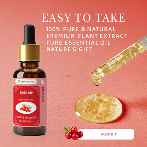 Huile de graines de rose musquée 100% pure, naturelle et biologique pour le visage, huiles végétales en vrac, huile de rose musquée biologique pressée à froid du fournisseur - Product Image 4