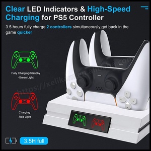Coolrbbe <span class=keywords><strong>2023</strong></span> nouveau chargeur de contrôleur pour <span class=keywords><strong>PS5</strong></span> Station de charge double pour Playstation 5 - Product Image 2