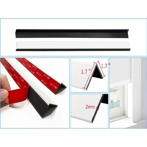 Premium Quality Easy to Install 100% Blackout L-Shaped <strong>Light</strong> Blocking Strips Side Tracks PVC <strong>Light</strong> <strong>Blockers</strong> for <strong>Window</strong> Blinds - Product Image 2