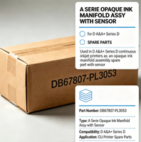 Série A - Ensemble de distribution d'encre opaque avec capteur DB67807-PL3053 pour la série D A&A+ - Pièces de rechange