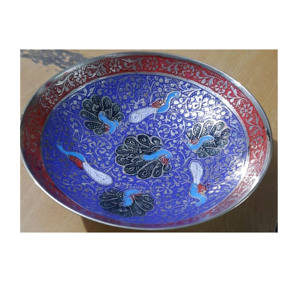 Cuenco de fruta de latón antiguo de tres neumáticos, decoración de mesa de boda, Material de latón, el más vendido - Product Image 4