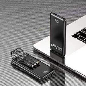 Banques d'alimentation portables 10000mAh à charge rapide avec câble de charge Type C – Idéales pour les cadeaux et les voyages - Product Image 4