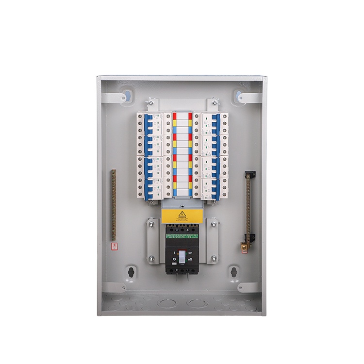 Caja de distribución de fuente de alimentación, panel eléctrico de 3 fases 32a 200 amp