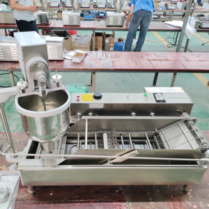 Chất lượng cao 110V 220V T-100 tăng gấp đôi hàng đầy đủ tự động Doughnut máy sản xuất tự động <span class=keywords><strong>Donut</strong></span> Nồi chiên cho mini và lớn bánh rán - Product Image 1