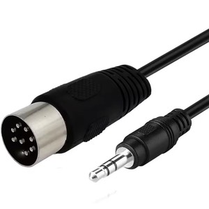 Câble adaptateur audio micro DIN 8 broches mâle vers jack stéréo 3,5 mm mâle 50 cm 150 cm - Product Image 6