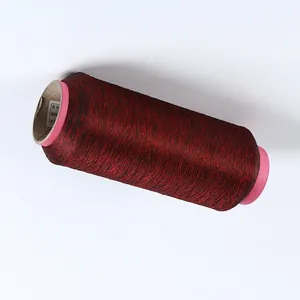 Colorful 100 Poliester Yarn KG Price HIM NIM SIM Textured 150d Polyester Filament Yarns Twisted yarn