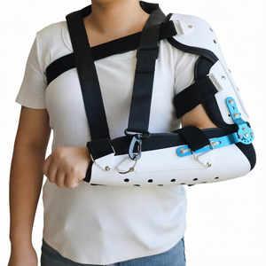 Ortesi Regolabile per Gomito e <span class=keywords><strong>Spalla</strong></span> con Selettore Angolare, Tutore Post-Operatorio per Immobilizzazione del Braccio e Supporto per Gomito e <span class=keywords><strong>Spalla</strong></span> - Product Image 1