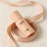 Flacon de parfum élégant personnalisé avec logo, 30 ml, 50 ml, flacon pulvérisateur en verre coloré unique, étiquette privée, atomiseurs de parfum ronds