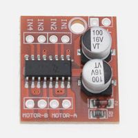 Modul Penggerak Motor Mini Dual HBridge Kontrol Kecepatan dan Pembalikan PWM untuk Motor Stepper