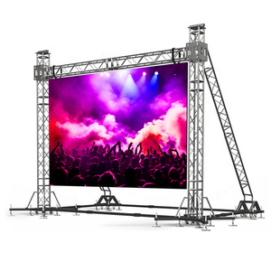 悬挂式天花板移动式 500x500mm P2.97/P3.91 模块化可编程 LED 屏幕 IP65 防水 8K 户外用于音乐会 - Product Image 1