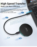 Disque SSD externe magnétique portable et extensible 32 Go Type-C pour le stockage de données informatiques