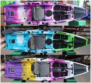 Vicking 10.5ft duy nhất ngồi trên máy bay phản lực trượt tuyết và câu cá Kayak HDPE chất liệu từ Kayak nhà máy hệ thống bàn đạp cho 1 người Touring - Product Image 1