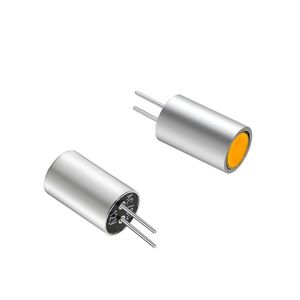 หลอดไฟ LED G4 ขนาดเล็ก 1 วัตต์ ตัวหลอดโลหะ แหล่งกำเนิดแสง COB LED แรงดันไฟฟ้า DC 12V หลอดไฟ LED 2700K-6500K สำหรับใช้ภายในอาคาร - Product Image 1