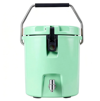 Glacière à vin isotherme portable de 8 L en PE rotomoulé, écologique, réutilisable, anti-fuite, design moderne et ludique, pour 5 jours de conservation de la glace