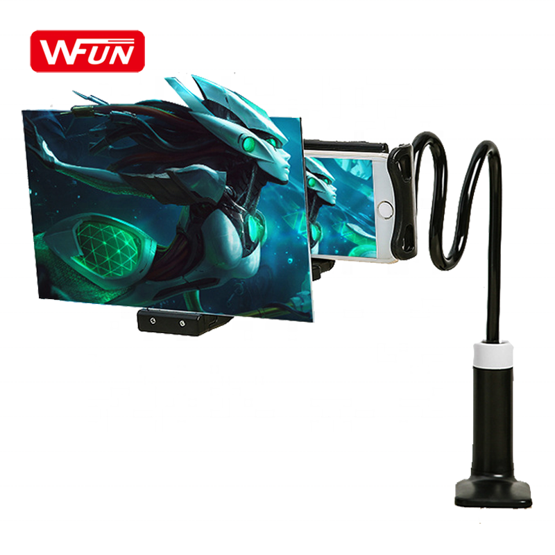 Портативный смартфон сотовый телефон 3d Увеличенный экран ленивый зажим Мобильный телефон видео экран Лупа