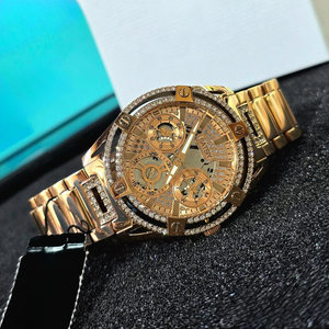 Reloj de Pulsera de Lujo para <span class=keywords><strong>Mujer</strong></span> <span class=keywords><strong>GUESS</strong></span> GW0464L2, Cronógrafo de 40 mm, Diseño Elegante con Manecillas, Caja de Acero Inoxidable, Cuarzo, Resistente al Agua hasta 30 m - Product Image 6