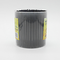 Coton-tiges noirs bio avec tige en papier écologique et tête pointue de précision pour l'application de maquillage