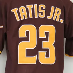 Fernando Tatis Jr. Brown Best Quality Stitched Baseball Jersey