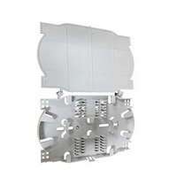 Cassette de raccordement fibre optique 12 fibres à prix d'usine, en plastique, pour boîtier mural FTTH et panneau de brassage, prix de gros