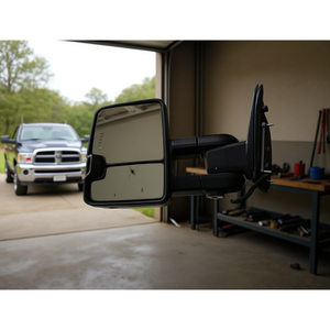 Specchietto retrovisore sinistro per Ford F-150 Classic 2013-2018, P1610, 7 funzioni, riscaldato, nero, nuovo ricambio - Product Image 1