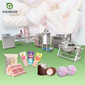 Automatic Equipment Extruder Depositor Small Deposit Cotton Candy Product Line Marshmallow Make Machine - Product Image 1