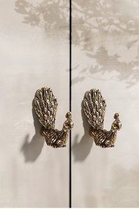 Offre Spéciale solide papillon arc Animal Antique laiton armoire tirer poignées boutons de tiroir - Product Image 3