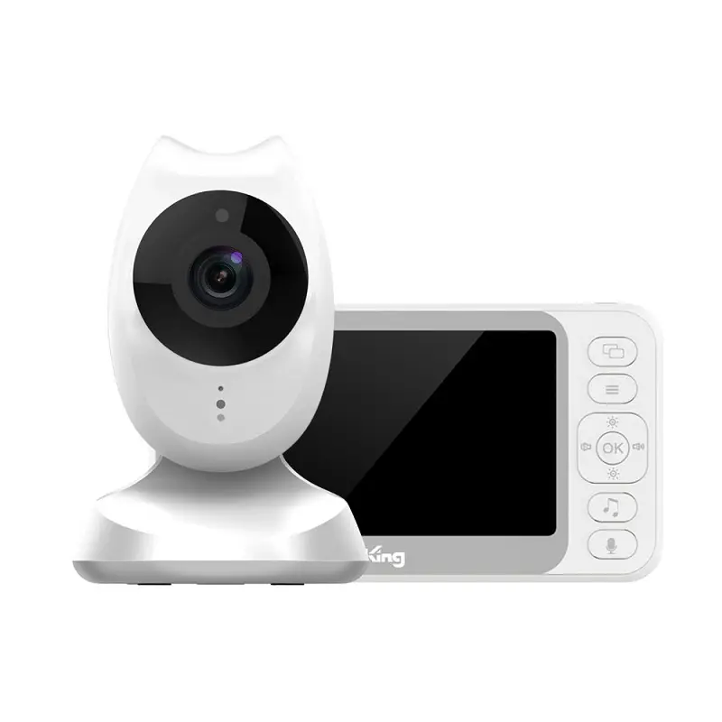 HDKing Kamera Pengawas Bayi, Monitor Cerdas Wifi Cerdas 4.3 Tampilan Penglihatan Malam Pabrik Kamera Hd
