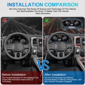 Navihua New Arrival 12.3'' Panel LCD Dashboard <b>Car</b> <b>Digital</b> Cluster Auto <b>Speedometer</b> Virtual Cockpit <b>for</b> Dodge Ram 1500 2013-2019 - Product Image 3