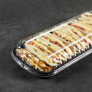 Couvercle transparent jetable Offre Spéciale emballage alimentaire rectangulaire 48 oz allant au micro-ondes pour nouilles et stockage des aliments - Product Image 6