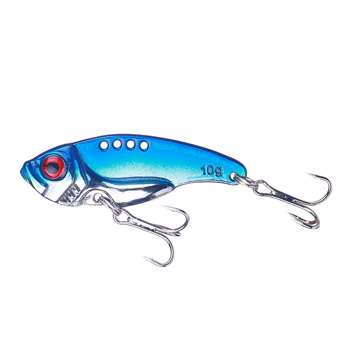 トラウトバス用卸売10g振動餌スピニングメタルバイブブレード