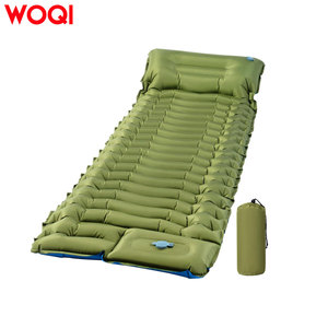 Materassino da campeggio WOQI spesso con cuscino, materassino autogonfiabile con pompa a pedale integrata per escursionismo, backpacking, tenda da viaggio - Product Image 2