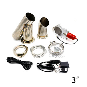 Sistema de Escape de Acero Inoxidable de 3 Pulgadas con Válvula de Control Remoto y Kit de Cambio de Voz Ajustable para Actualización y Reequipamiento - Product Image 1