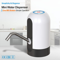 Pompe Distributrice d'Eau Automatique Mini Portable Électrique Instantanée avec Recharge USB Type-C pour Bouteille de 5 Gallons