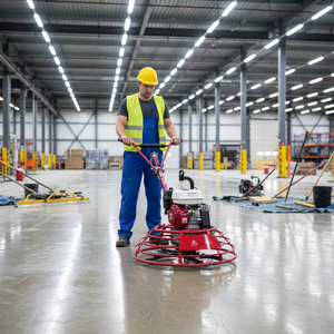Lieferant für Betonboden-Finish-Werkzeuge 800mm 1000mm Tragbare Beton-Glättmaschine Handgeführte Beton-Glättmaschine - Product Image 1