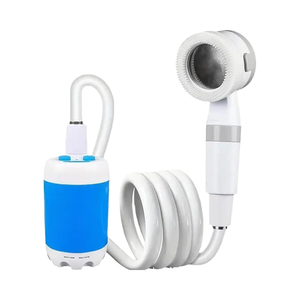 Douche de <span class=keywords><strong>camping</strong></span> portable électrique rechargeable multifonction en plastique, auto-amorçante, pour dortoir, voiture, extérieur, bleue, pour animaux de compagnie, toilettes simples - Product Image 1